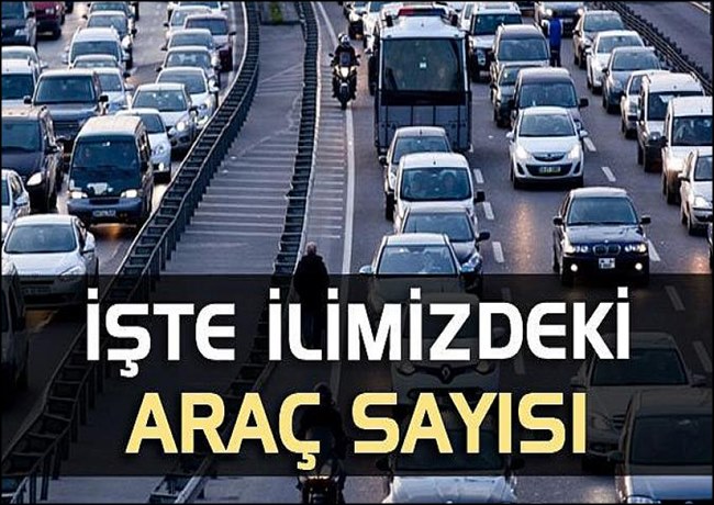 AKSARAY'DA TRAFİĞE KAYITLI ARAÇ SAYISI AĞUSTOS AYI SONU İTİBARİYLE 125 845 OLDU