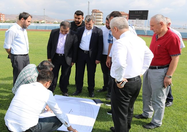 AYDOĞDU'NUN GİRİŞİMLERİ NETİCESİNDE DAĞILGAN STADYUMUNA EK ÖDENEK SAĞLANDI