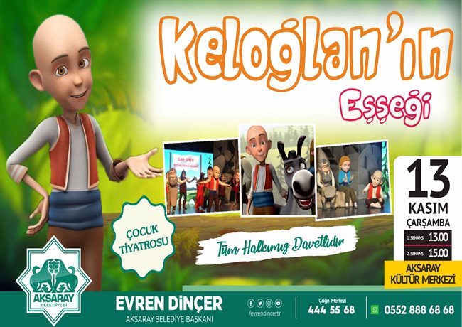 AKSARAY BELEDİYESİ EV SAHİPLİĞİNDE İKİ TİYATRO OYUNU SAHNELENECEK