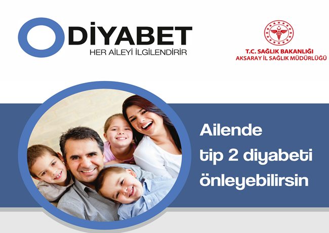 DÜNYA DİYABET GÜNÜNDE AKSARAY İL SAĞLIK MÜDÜRLÜĞÜ BİLGİLENDİRDİ