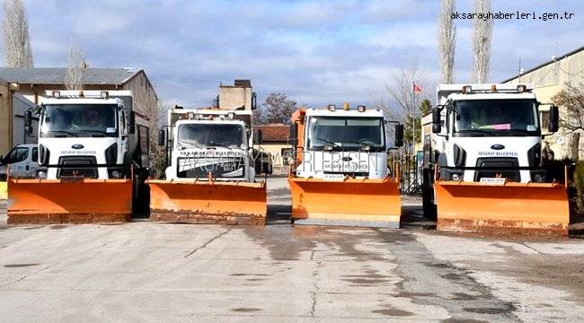 AKSARAY BELEDİYESİ 2019-2020 YILI KIŞ HAZIRLIKLARINI TAMAMLADI