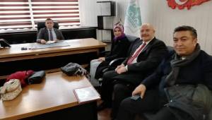 Aksaray Çölyak Derneği yöneticileri Aksaray Belediyesi'ne ziyarette bulundular