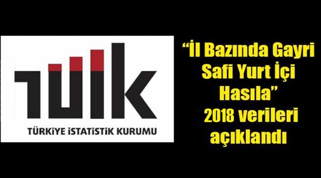 AKSARAY'DA 2018 YILI KİŞİ BAŞINA GAYRİSAFİ YURT İÇİ HASILA 31504 TL OLDU