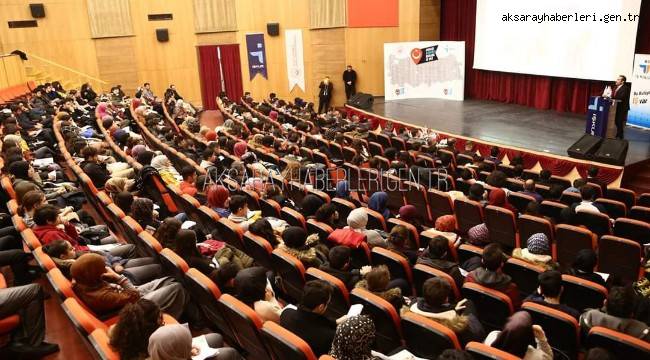 AKSARAY'DA LİSE ÖĞRENCİLERİNE MESLEK VE TANITIM GÜNÜ PROGRAMI