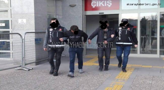 AKSARAY'DA UYUŞTURUCU SATICISI 2 TORBACI YAKALANDI