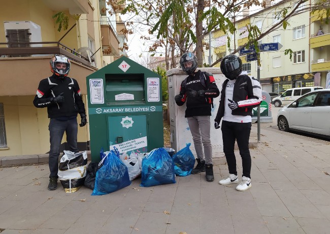 ANADOLU GENÇ MOTOSİKLETLİLER (AGEM) TOPLULUĞUNDAN ÖRNEK DAVRANIŞ