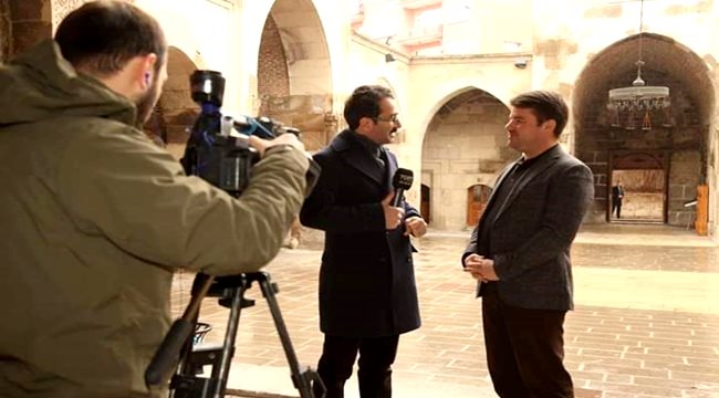 BELEDİYE BAŞKANI EVREN DİNÇER TGRT BELGESEL TELEVİZYONUNDA AKSARAY'I TANITTI