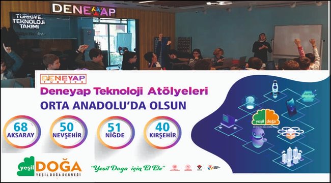 DENEYAP TÜRKİYE GÜNDEMİNDE 2020'DE AKSARAY'DA, NEVŞEHİR'DE, NİĞDE'DE VE KIRŞEHİR'DE DE AÇILMASINI İSTİYORUZ