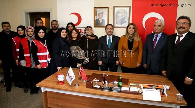 TÜRK KIZILAY’I AKSARAY ŞUBESİ’NE ZİYARET