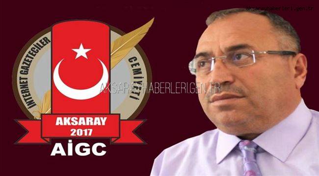 AİGC BAŞKANI MUSTAFA AVCI 10 OCAK ÇALIŞAN GAZETECİLER GÜNÜNÜ KUTLADI