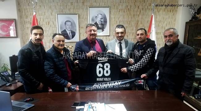 Aksaray Beşiktaşlılar Derneğinden Murat Kolcu’ya ziyaret