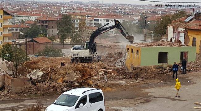 AKSARAY'DA 2019 YILINDA 184 METRUK BİNA YIKILDI