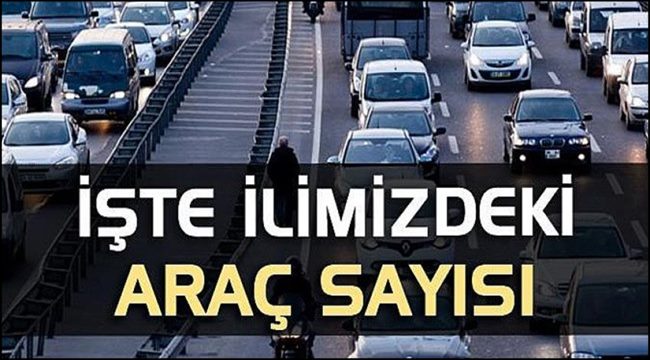 AKSARAY'DA TRAFİĞE KAYITLI ARAÇ SAYISI 2019 ARALIK AYI SONU İTİBARIYLA 125 951 OLDU