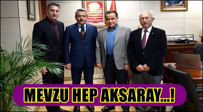 AKSARAY DAKİ YAMAÇ PARAŞÜTÜ ETKİNLİĞİ İÇİN GÖRÜŞTÜLER