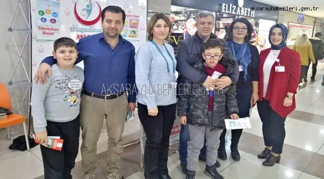 AKSARAY İL SAĞLIK MÜDÜRLÜĞÜ PARKSİTE AVM DE STAND AÇTI