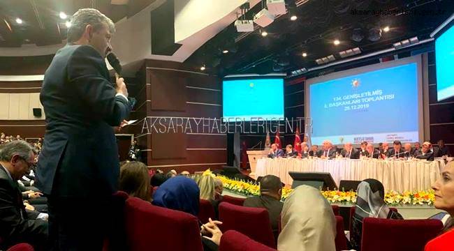 İL BAŞKANI ALTINSOY “CUMHURBAŞKANIMIZ DEMİRYOLU İHALESİNİN YAPILMASI TALİMATINI VERDİ”