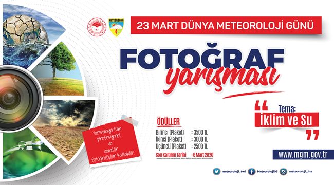 METEOROLOJİ GENEL MÜDÜRLÜĞÜ ÖDÜLLÜ FOTOĞRAF YARIŞMASI DÜZENLİYOR