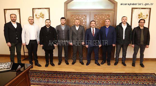 MÜSİAD AKSARAY ŞUBE YÖNETİM KURULU’NDAN VALİ ALİ MANTI’YA ZİYARET