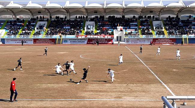 AKSARAY BELEDİYESPORDA 3 PUAN SEVINCİ ERZİN SPOR'U 1-0 MAĞLUP ETTİ