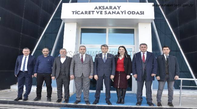 AKSARAY'IN DEV YATIRIMCILARI DEMİRYOLU İÇİN ATSO'DA BULUŞTU