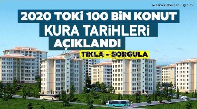 AKSARAY SOSYAL KONUT PROJESİ KURALARI 4 MART TARİHİNDE ÇEKİLİYOR