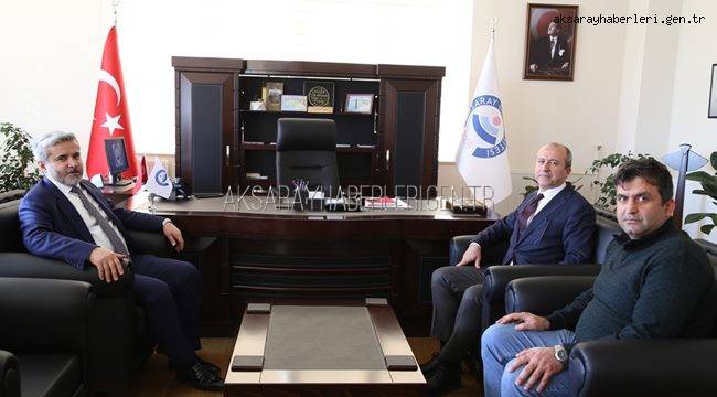 ASÜ MÜHENDİSLİK FAKÜLTESİ DEKANI SÖNMEZ’E TEBRİK ZİYARETİ