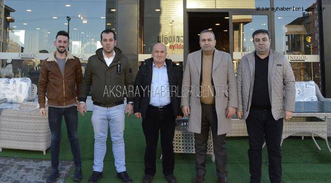 ATSO BAŞKANI GÖKTAŞ’TAN AKSARAY DAKİ MOBİLYACILARA ZİYARET