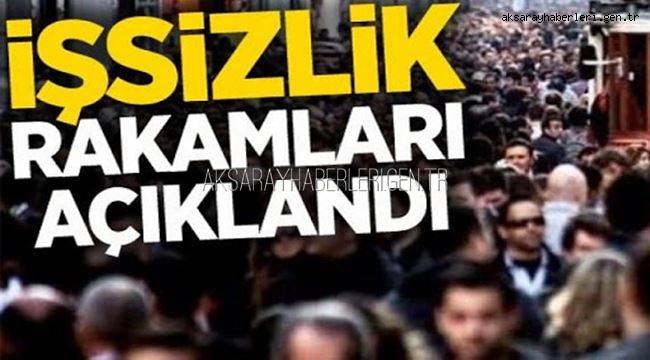 İŞSİZLİK ORANI TUİK VERİLERİNE GÖRE %13,3 SEVİYESİNDE GERÇEKLEŞTİ