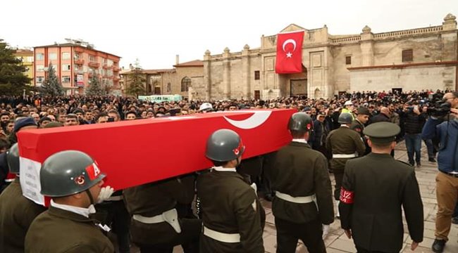 KAHRAMAN ŞEHİDİMİZ KADİR YILDIZ DUALARLA SON YOLCULUĞUNA UĞURLANDI 