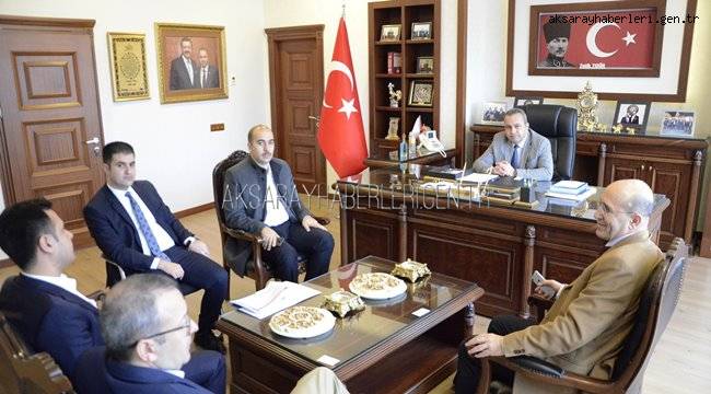 LC WAİKİKİ AKSARAY’A YATIRIM NOKTASINDA ATSO BAŞKANI GÖKTAŞ İLE BİR ARAYA GELDİ