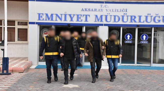 AKSARAY'DA ARANAN 117 ŞAHIS VE YOKLAMA KAÇAĞI 222 ŞAHIS YAKALANDI