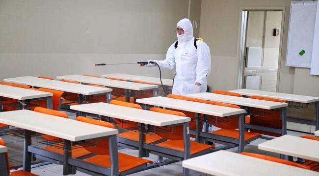 ASÜ’DE STERİLİZASYON TEDBİRLERİ TİTİZLİKLE UYGULANIYOR