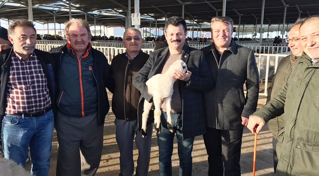 CHP AKSARAY İL YÖNETİMİ HAYVAN PAZARINDA VATANDAŞLARI DİNLEDİ