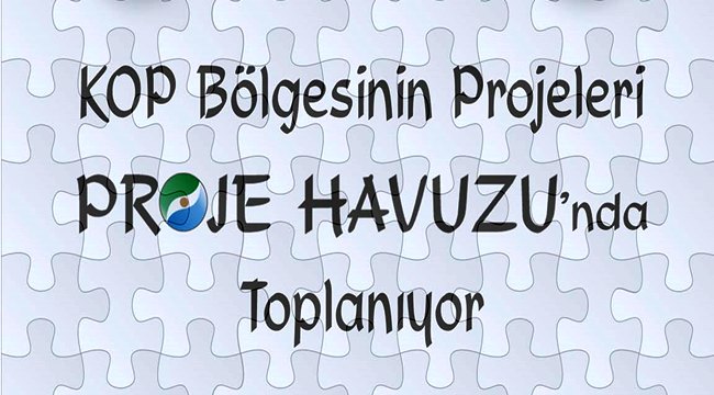 'KOP PROJE HAVUZU’ BAŞVURULARI SONA ERDİ, HAVUZA 1,233 BAŞVURU YAPILDI