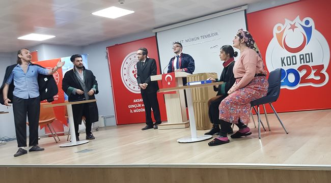 NEVŞEHİR’DEKİ BÖLGE TİYATRO YARIŞMASINDA AKSARAYI ASÜ TEMSİL EDECEK!