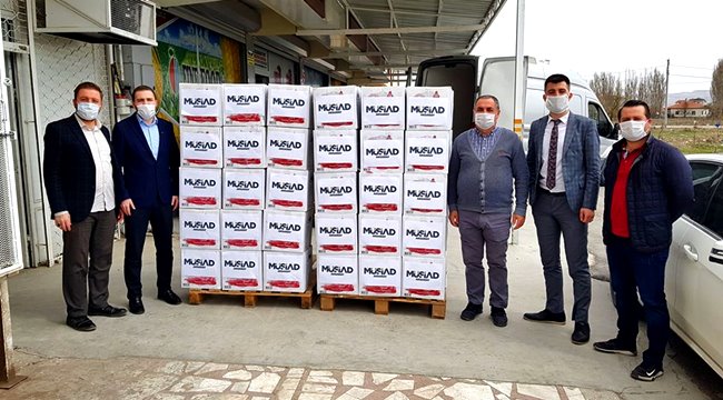 MÜSİAD AKSARAY YARDIMLARA DEVAM EDİYOR