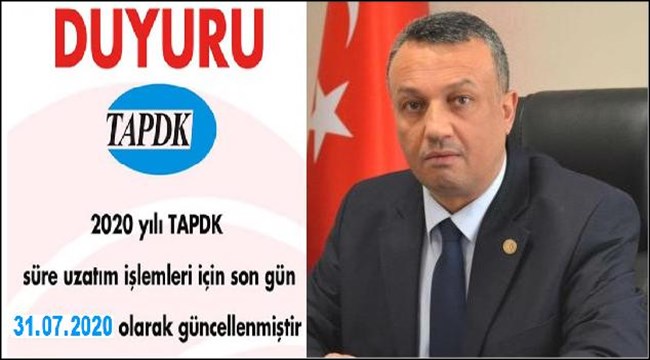 TAPDK 2020 YILI SATIŞ BELGESİ SÜRE UZATIM İŞLEMLERİNE İLİŞKİN AÇIKLAMA