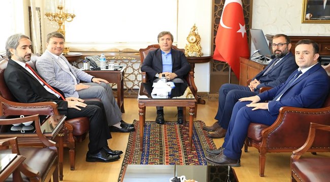 BELEDİYE BAŞKANI EVREN DİNÇER, VALİ HAMZA AYDOĞDU’YA HAYIRLI OLSUN ZİYARETİNDE BULUNDU