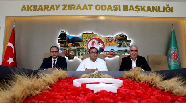 MHP AKSARAY TEŞKİLATINDAN ZİRAAT ODASI'NA HAYIRLI OLSUN ZİYARETİ! 