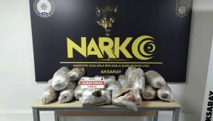 AKSARAY'DA 42 KİLO 980 GRAM ESRAR ELEGEÇİRİLDİ