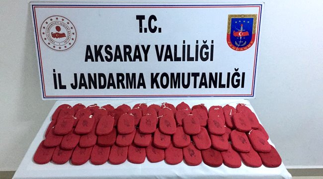 AKSARAY'DA 15 KİLO 700 GRAM TOZ ESRAR ELE GEÇİRİLDİ