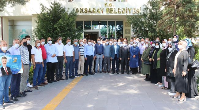 BAŞKAN ALTINSOY, "BELEDİYE BAŞKANIMIZ EVREN DİNÇER'İN YANINDAYIZ"