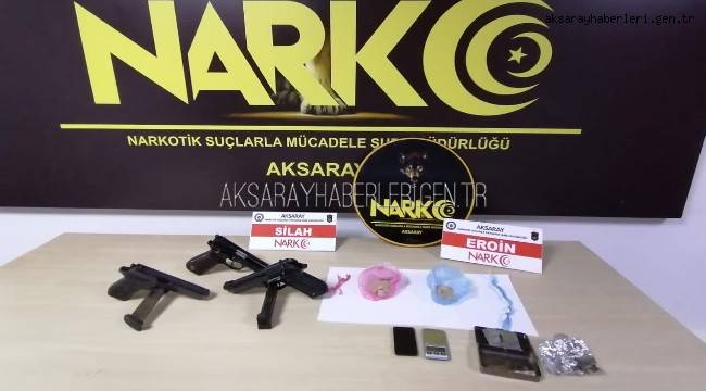 AKSARAY'DA UYUŞTURUCU OPERASYONU, 92, 31 GRAM BONZAİ MADDESİ ELE GEÇİRİLDİ 