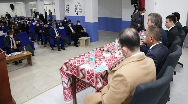 CEVİZ DİYARI AĞAÇÖREN İLÇESİNDE İSTİŞARE TOPLANTISI YAPILDI