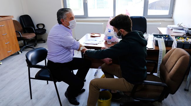 AKSARAY ÖZEL İDARE ÇALIŞANLARI SAĞLIK TARAMASINDAN GEÇTİ