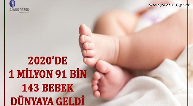 2020'de 1 milyon 91 bin 143 bebek dünyaya geldi