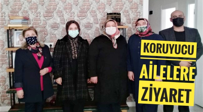 Aksaray Valisi Hamza Aydoğdu'nun eşi Emine Aydoğdu koruyucu ailelere ziyarette bulundu