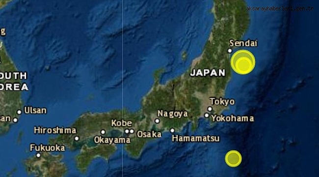 Japonya'da 7,1 büyüklüğünde deprem