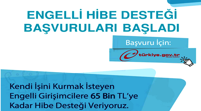 AKSARAY'DA 266 ENGELLİ VE ESKİ HÜKÜMLÜ HİBE DESTEĞİ ALMAYA ALMAYA HAKKAZANDI