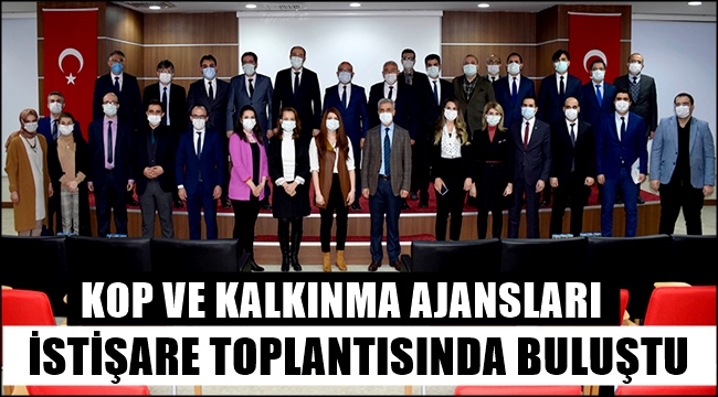 KOP VE KALKINMA AJANSLARI İSTİŞARE TOPLANTISINDA BULUŞTU